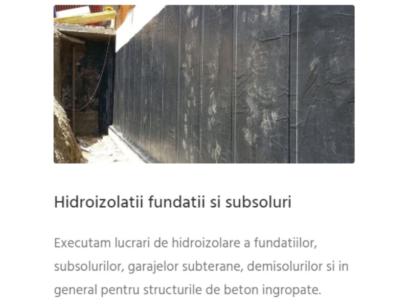 Axel Hidro Cons - Hidroizolatii Bituminoase si PVC